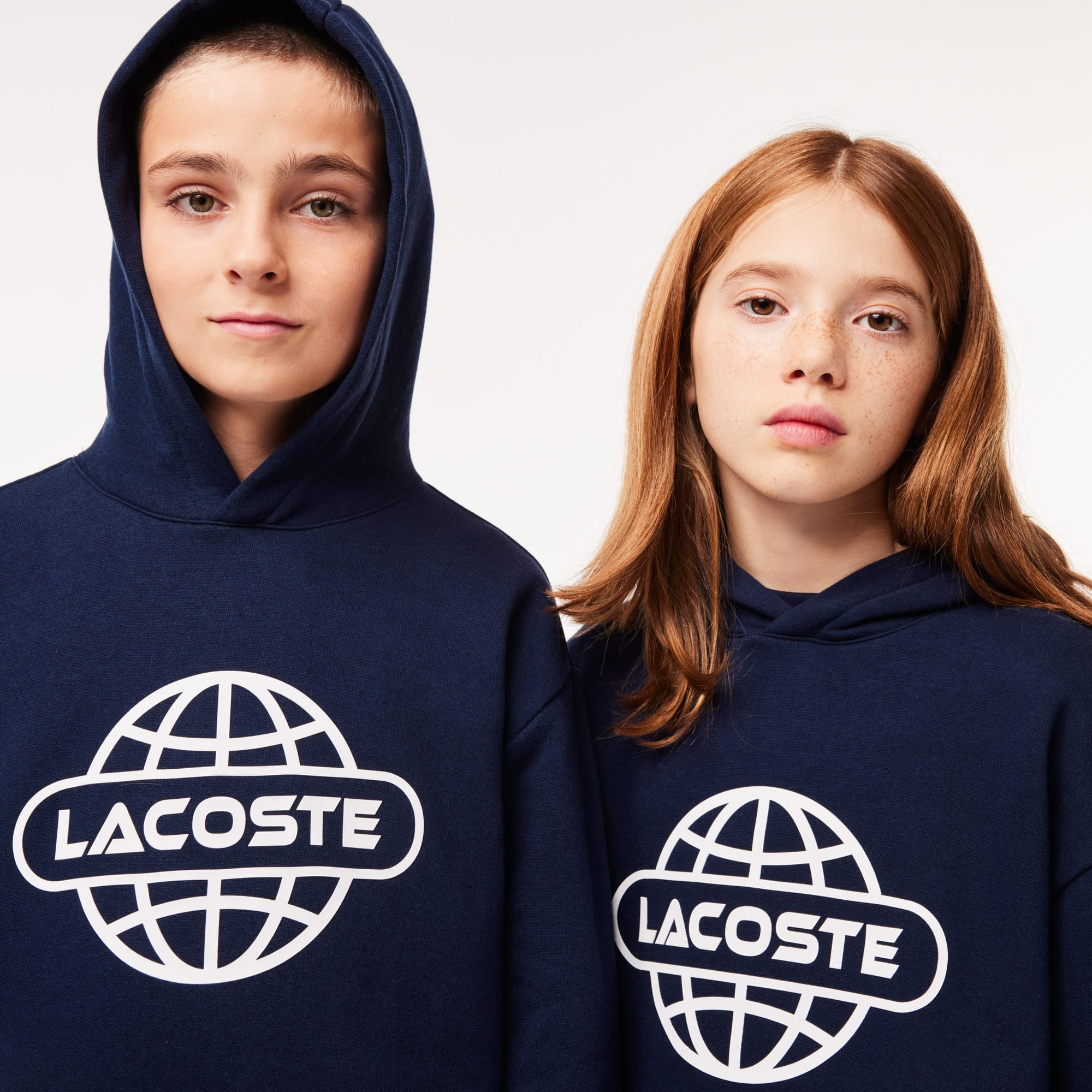 Sweatshirt à capuche avec imprimé Pullovers & Sweatshirts - Bleu - Lacoste - Enfant