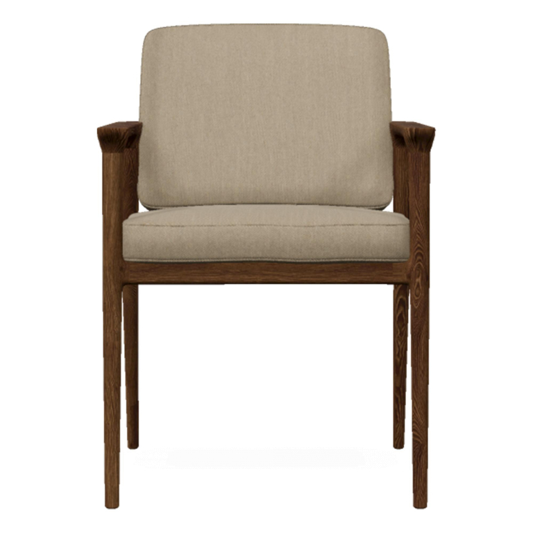 Moooi Zio eetkamerstoel Oray Ronan Gravel Cinnamon
