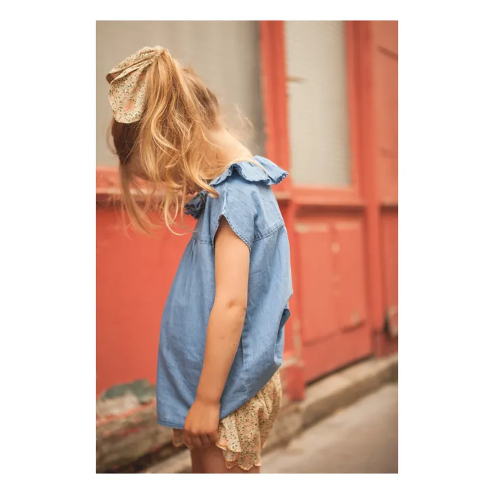 Louis Louise Blouse Perrine Chambray | Bleu jean
