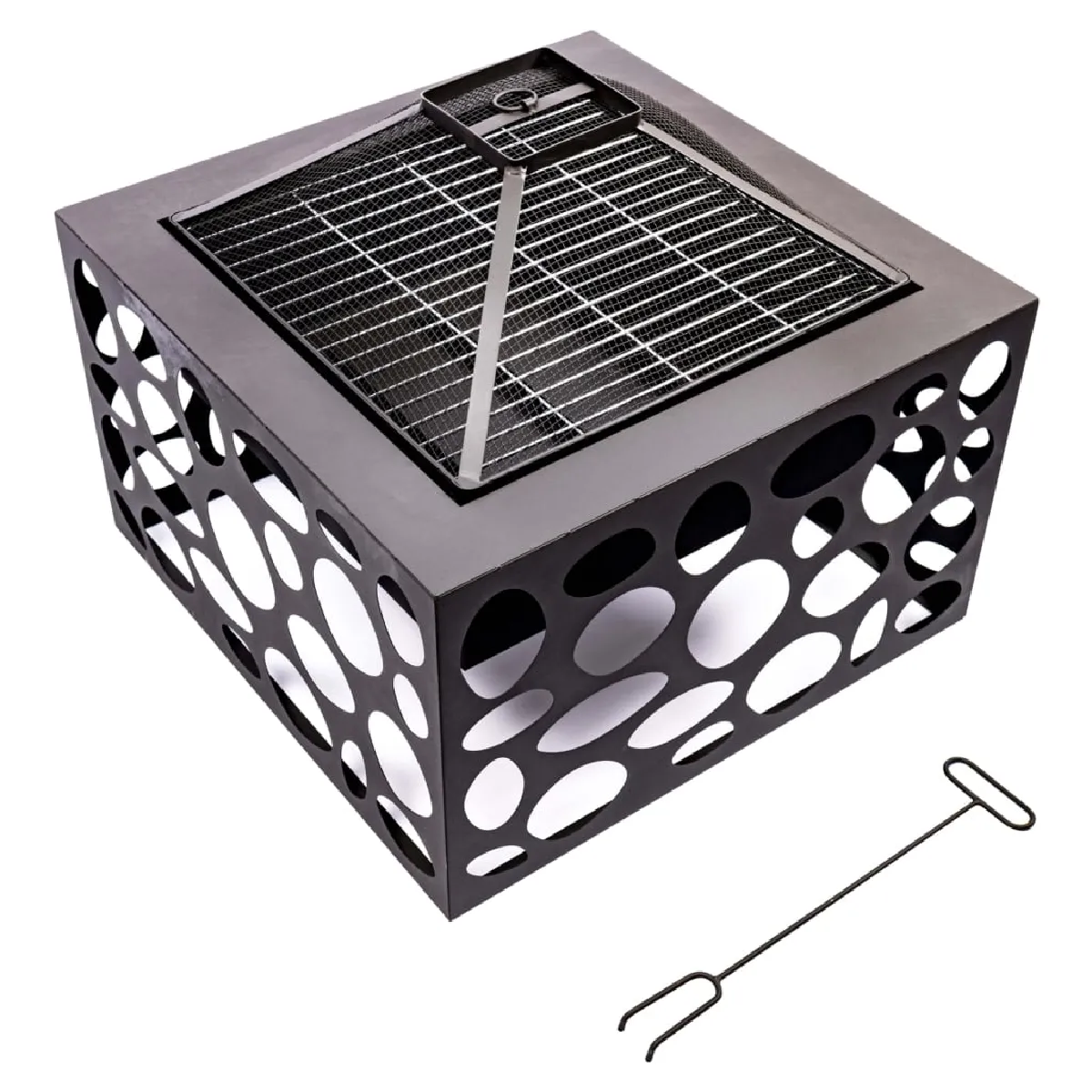RedFire Mikor - Foyer avec grille de barbecue