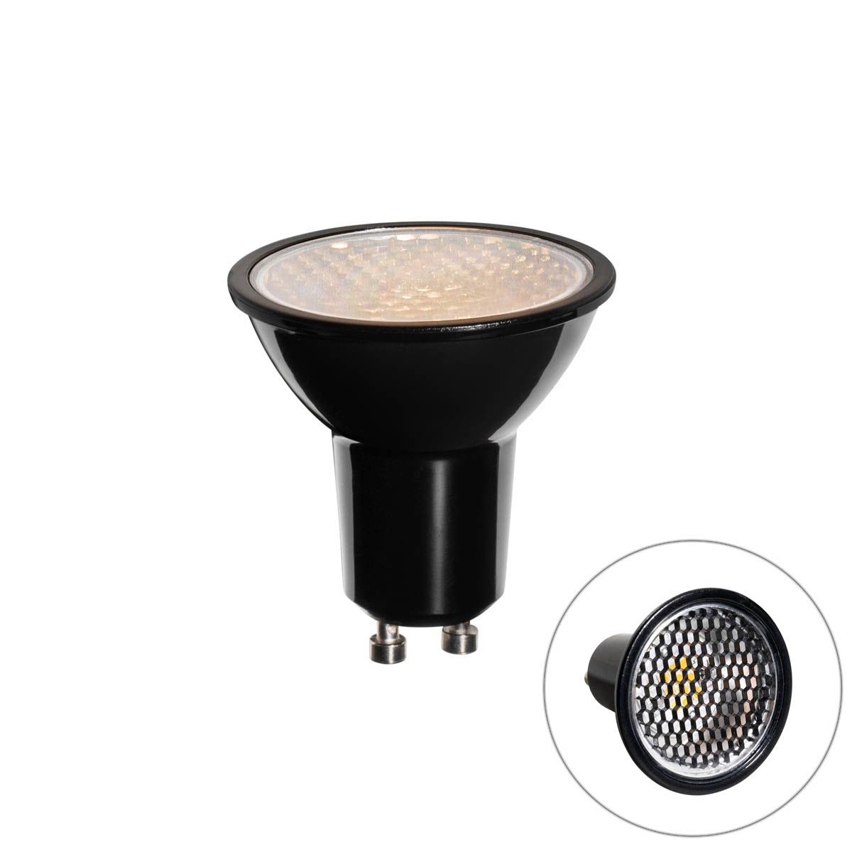GU10 3-staps dimbaar LED lamp 50mm honey rate 6W 400 lm 3000K