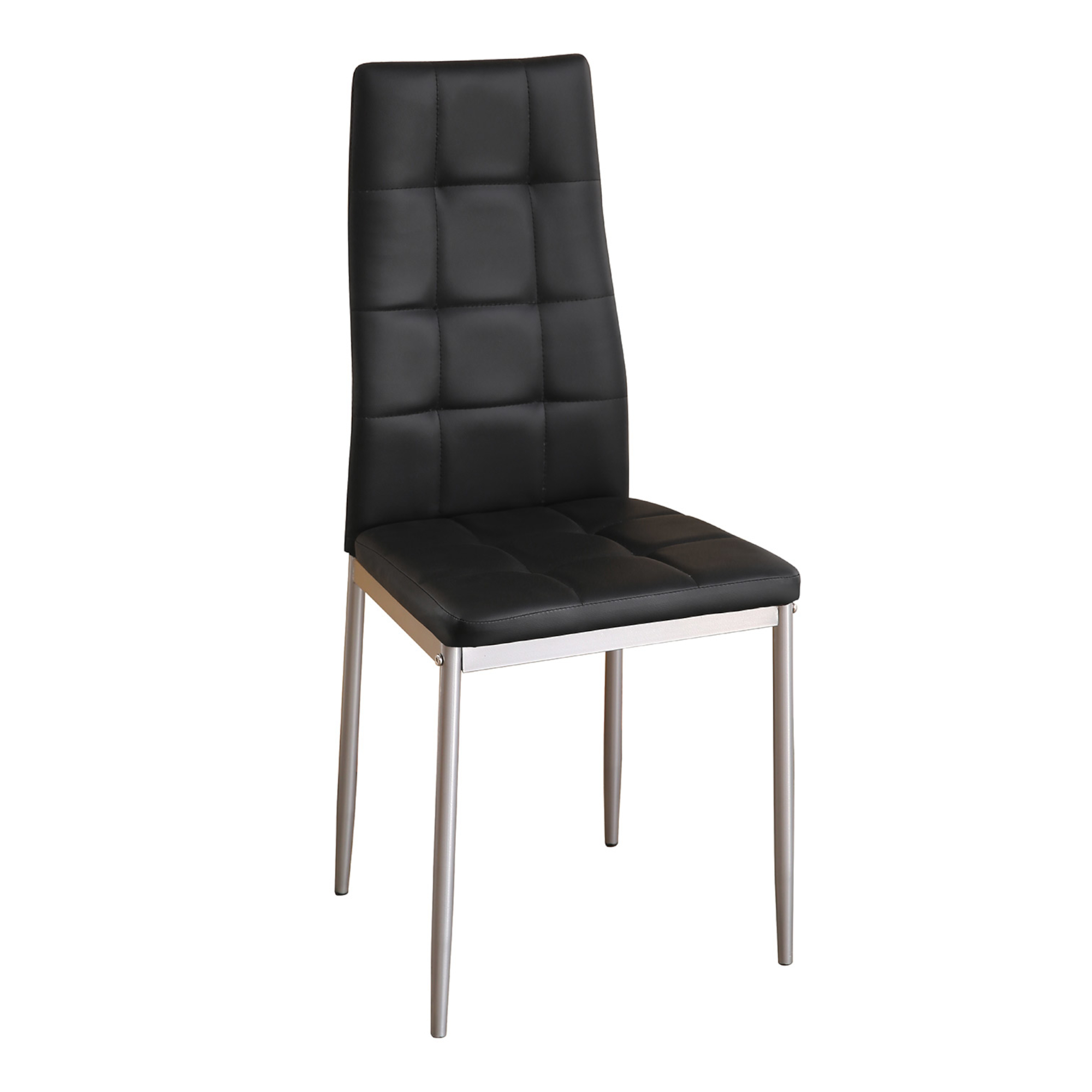 Esszimmerstuhl Leder MARC 4er Set schwarz