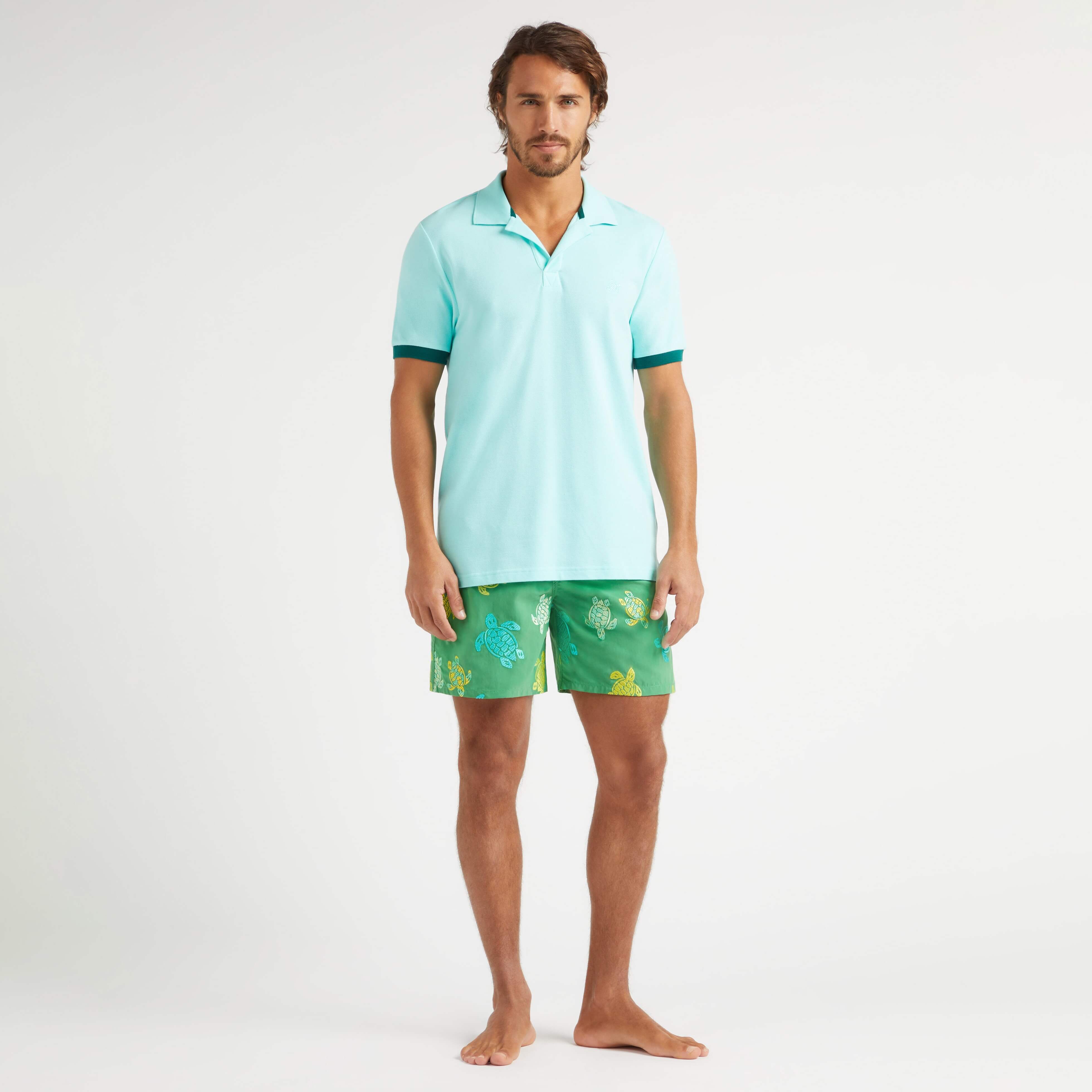 Polo en Piqué Coton Organique Homme Uni