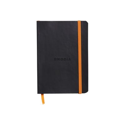 RHODIA Rhodiarama - Carnet souple A6 - 144 pages - ligné - noir