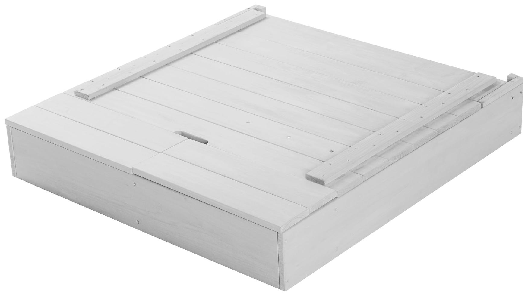 roba® Sandkasten »Outdoor+« aufklappbar mit Deckel, HxBxT: 65,5 x 85,5 x 80 cm
