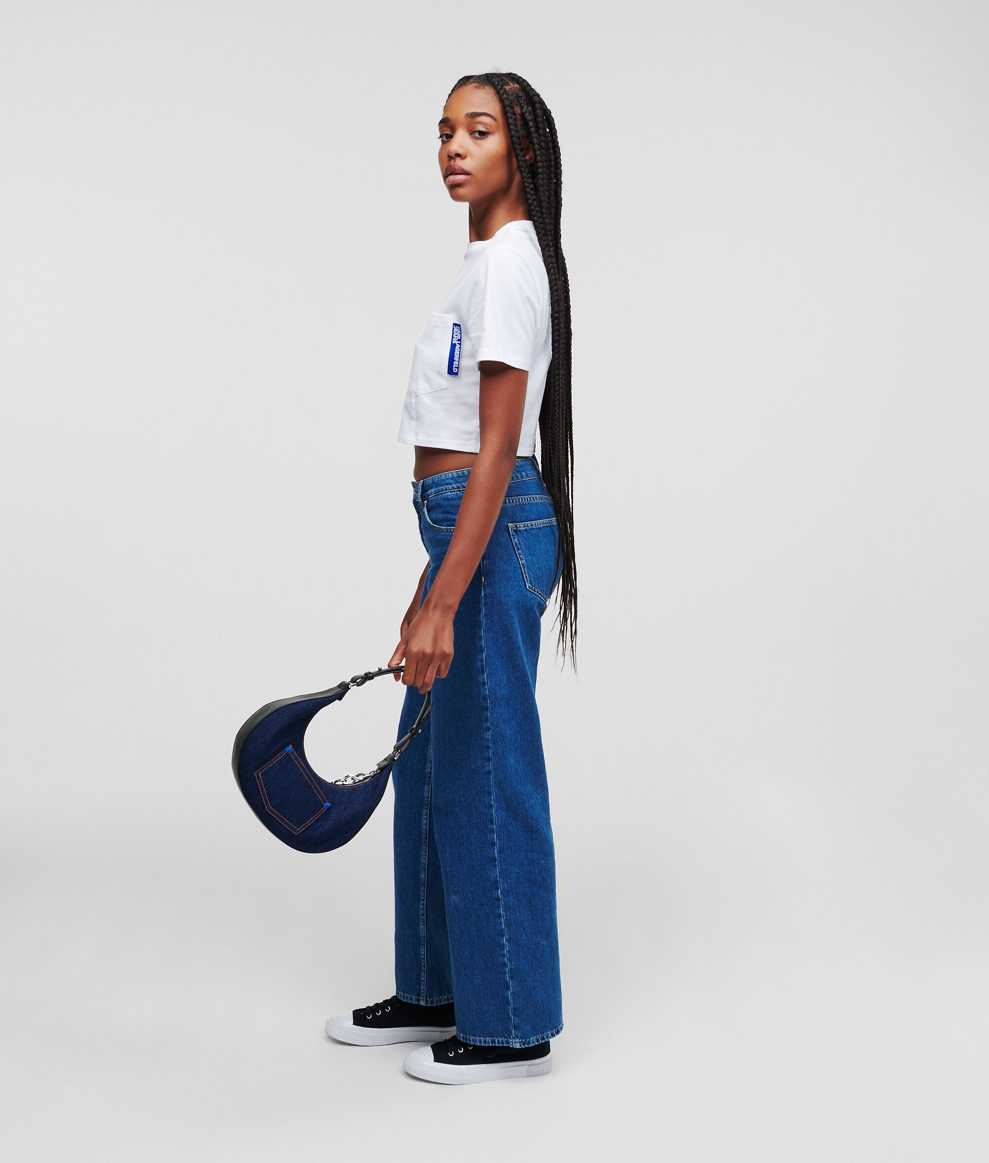 T-SHIRT MANCHES COURTES KLJ CROPPED