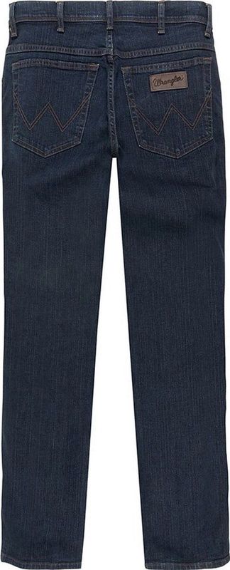 Wrangler - Regular-Straight Fit - Jeans - Blue Denim - Katoenmix