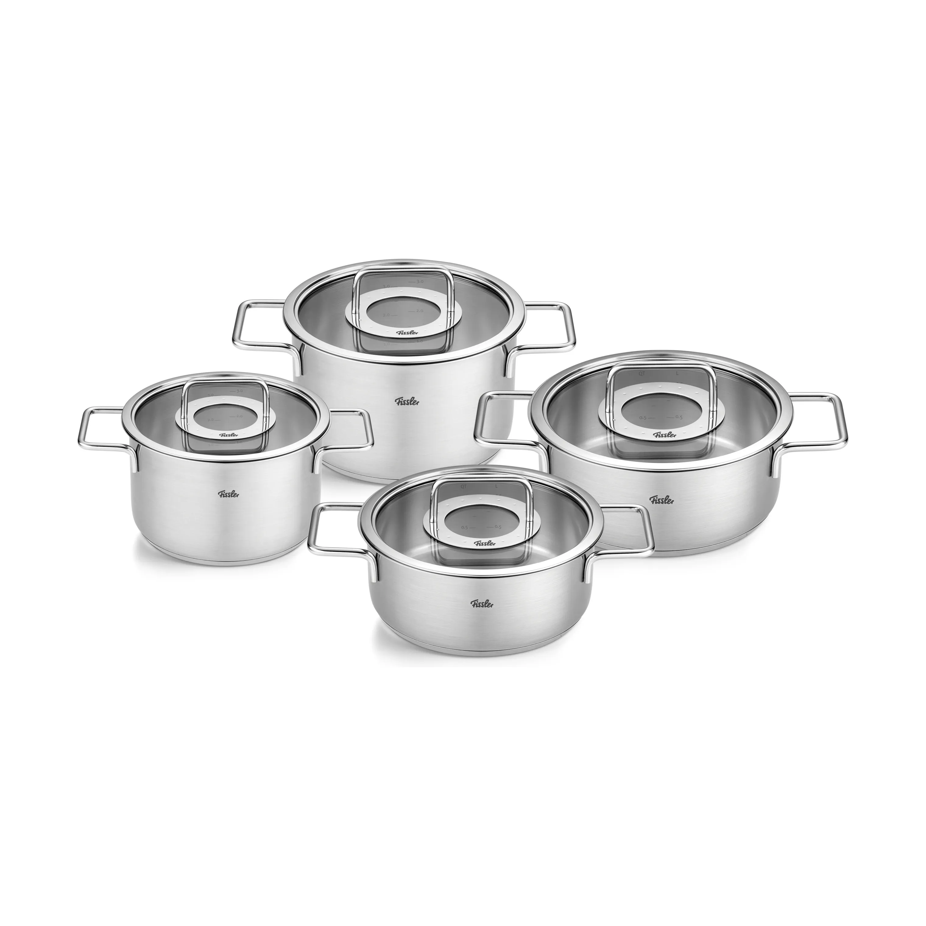 Fissler Pure Collection Grydesæt - 4 dele