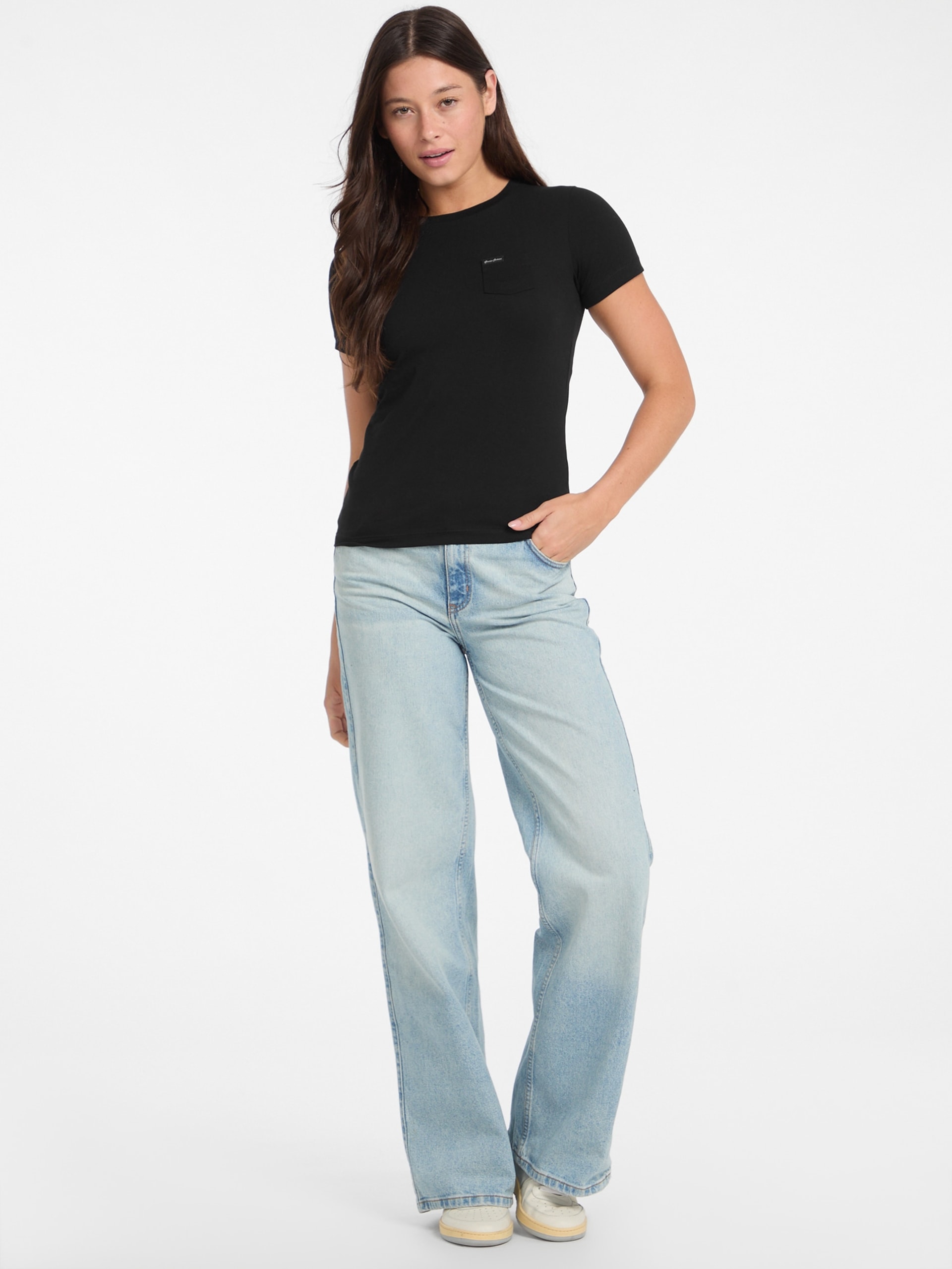 Camiseta de gola redonda