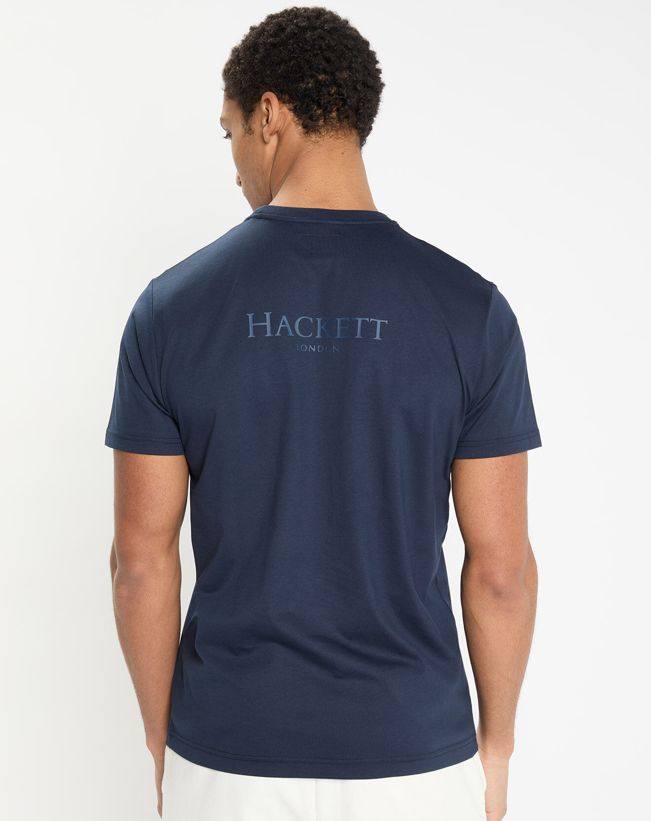 Hackett London T-Shirt Regular Fit Blason bleu