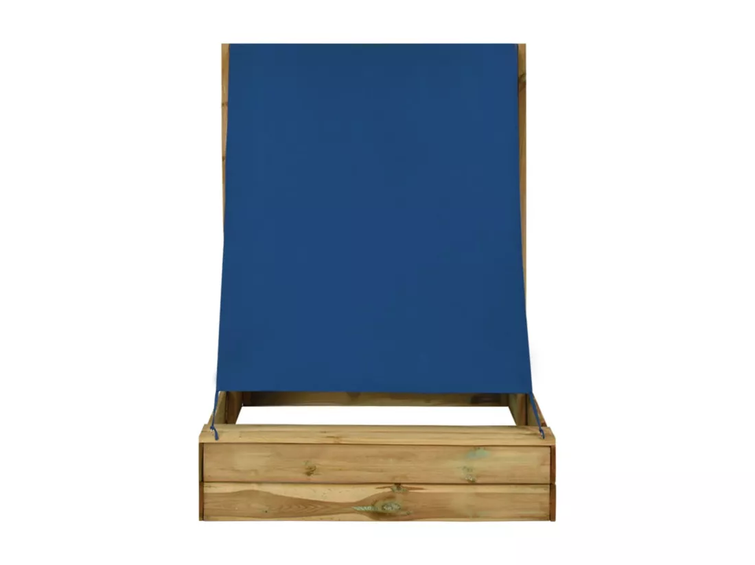 Bac à sable avec bois marron 160 x 100 x 133 cm 02_0005065