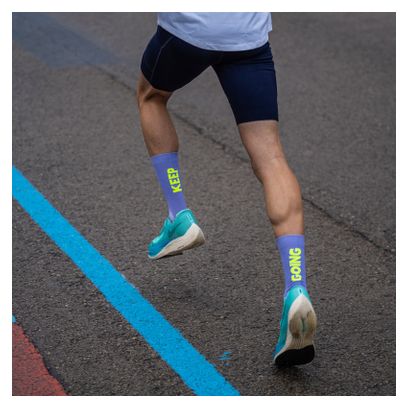 Chaussettes Sporcks Keep Going Violet