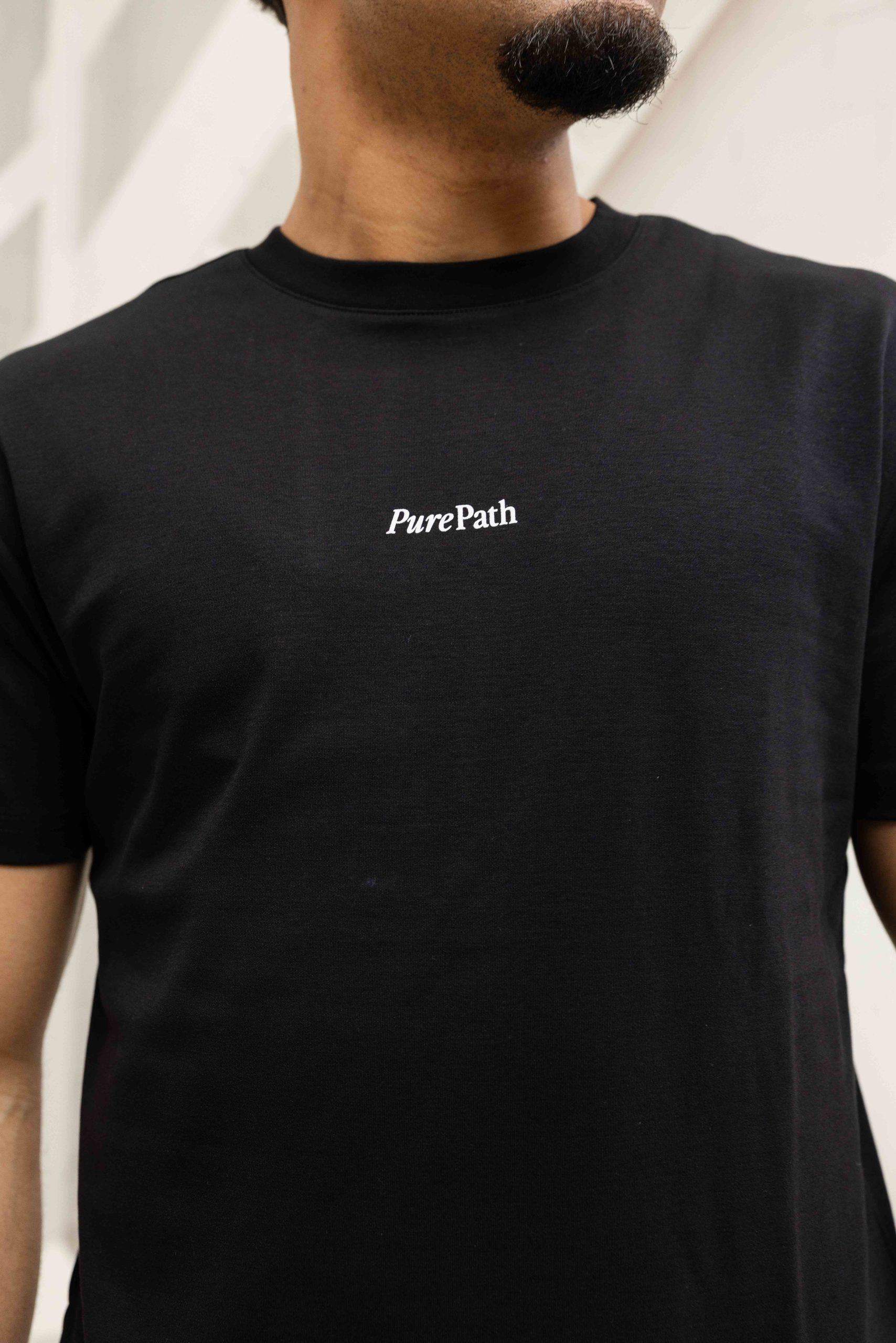 Pure Path Bold Emblem T-Shirt Heren Zwart