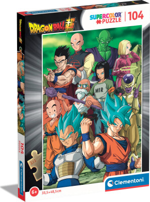 Clementoni Puslespil - Dragon Ball - Super Color - 104 Brikker