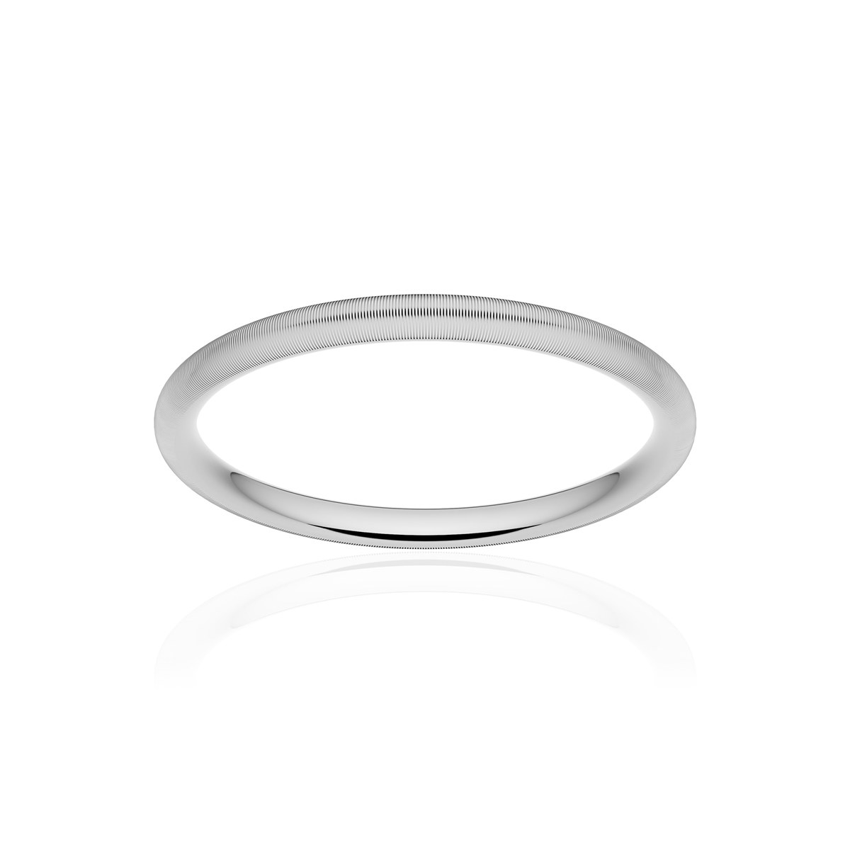 Alliance platine 950 mat ruban confort 2 mm