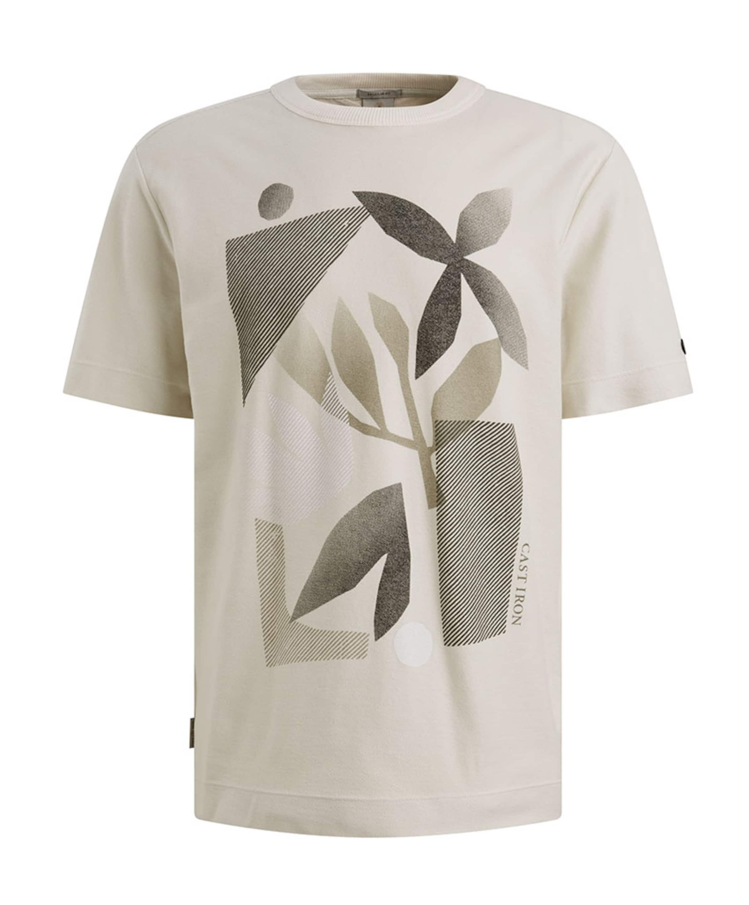 Cast Iron Heren T-shirt beige
