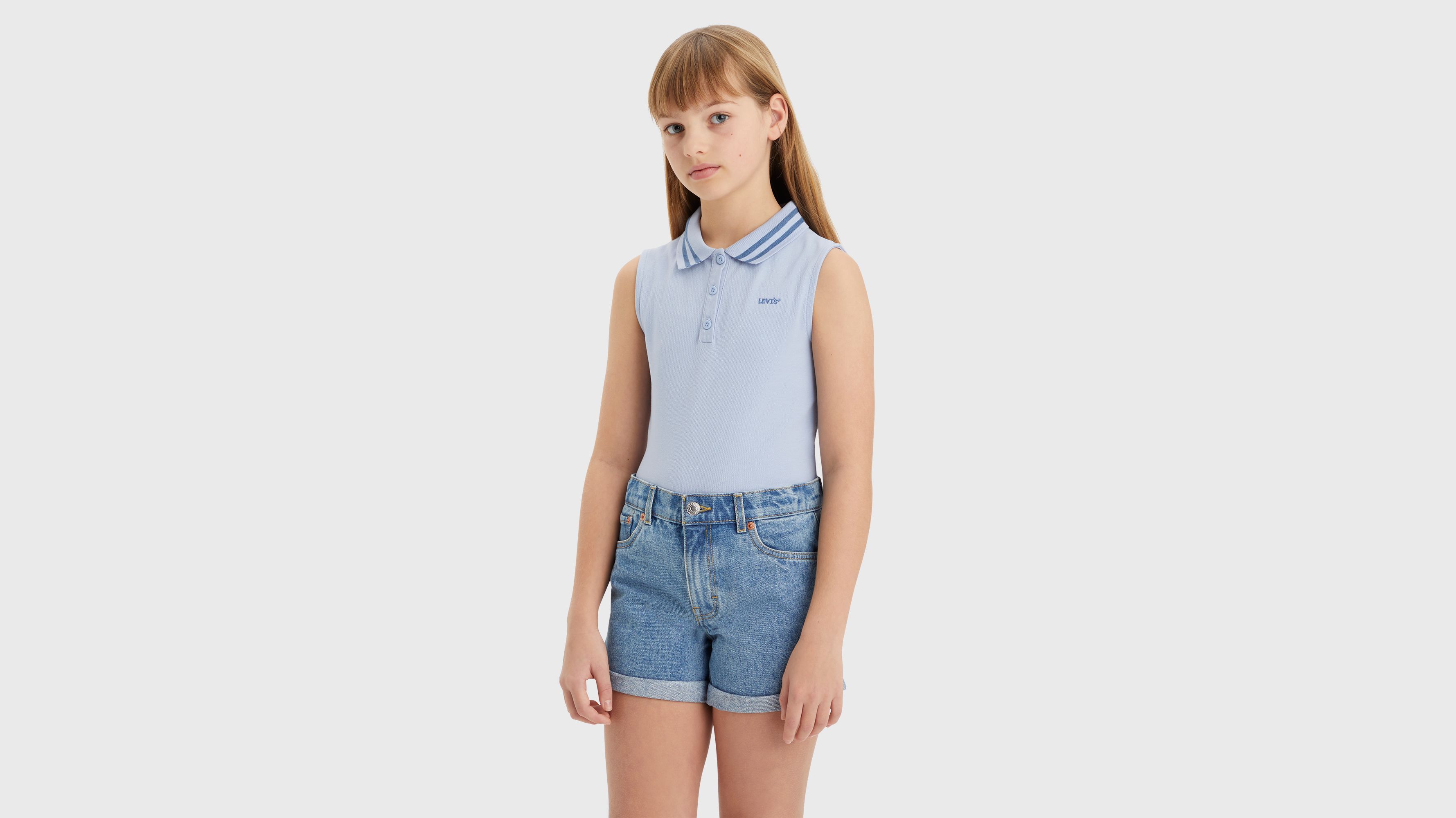Polo Tank Top - Brunnera Blue - Bleu