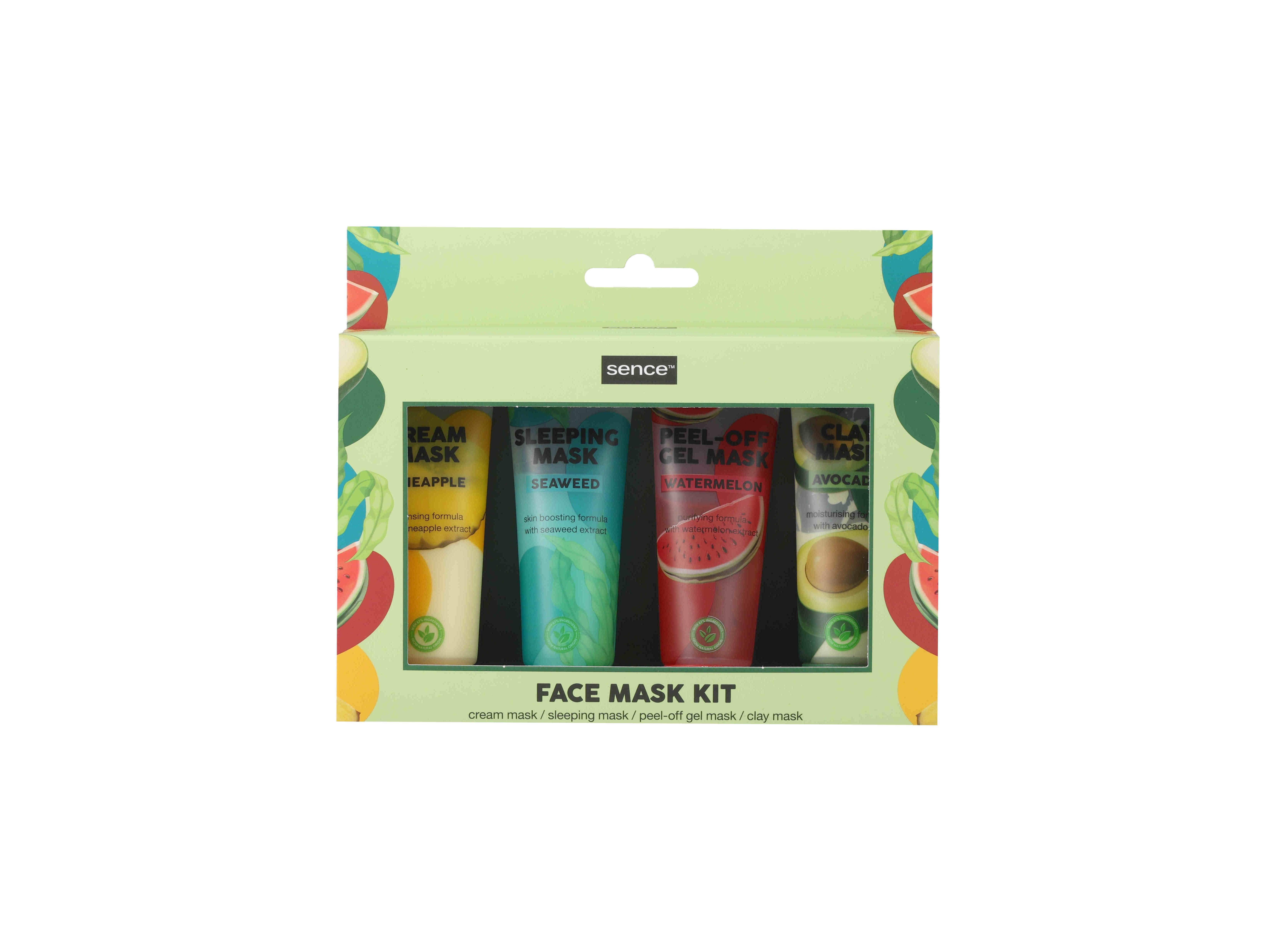 CONJUNTO SENCE MÁSCARAS FACIAIS 4UN