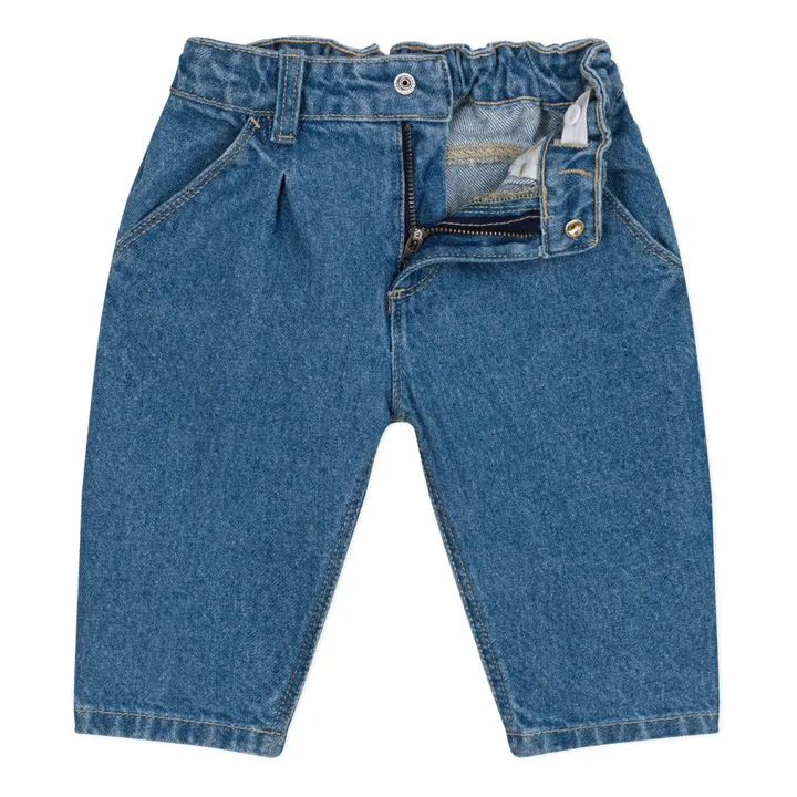 Petit Bateau Sarouel Messenger Denim | Bleu jean