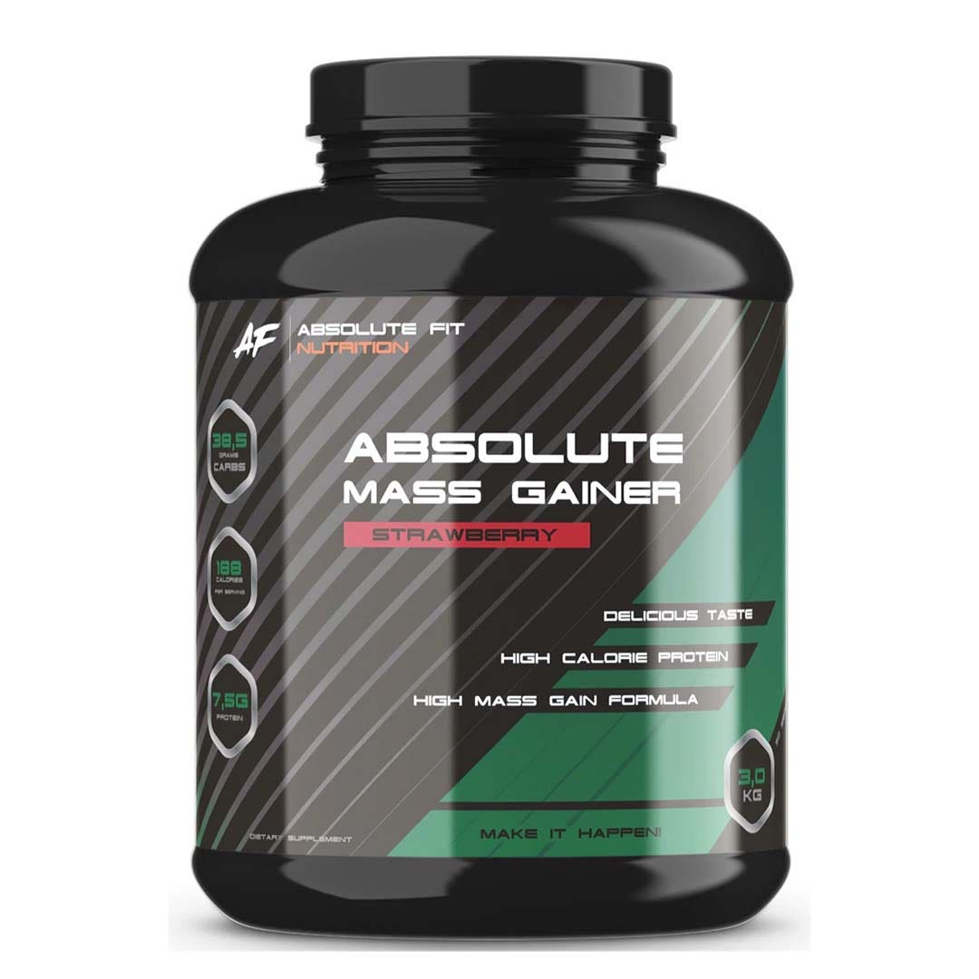 Absolute Fit Nutrition  Mass Gainer Aardbei