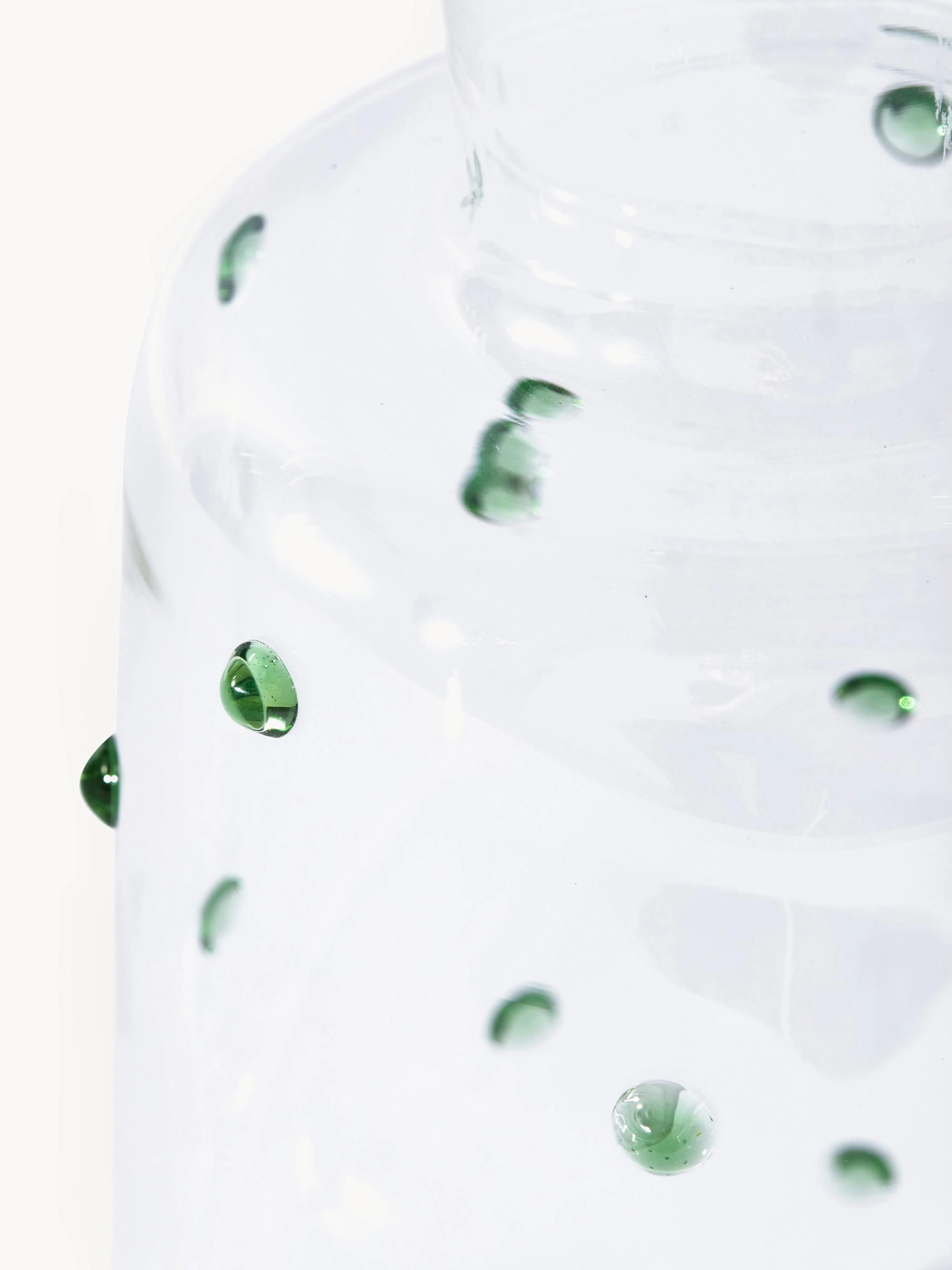 Mondgeblazen karaf Nob van borosilicaatglas, 2 L
