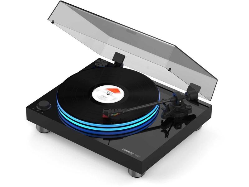 Reloop Plattenspieler HiFi Turn7 Schwarz Hochwertiges USB-Plattenspielersystem mit Riemenantrieb