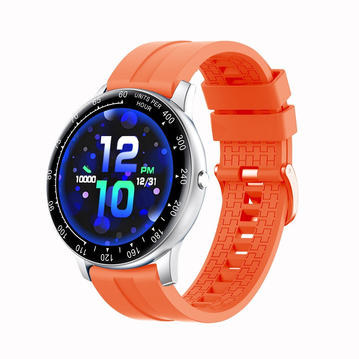 Montre connectée multi fonctions bracelet silicone SMARTY WARM UP