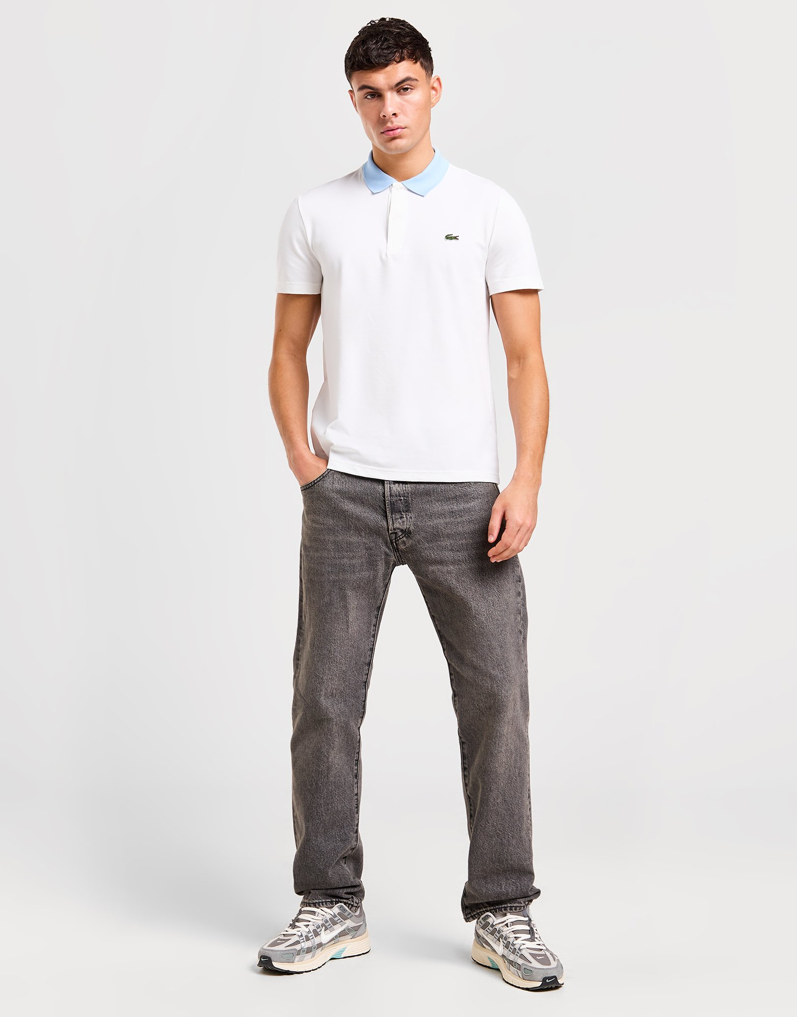 Lacoste Polo Contrast Collar Homme