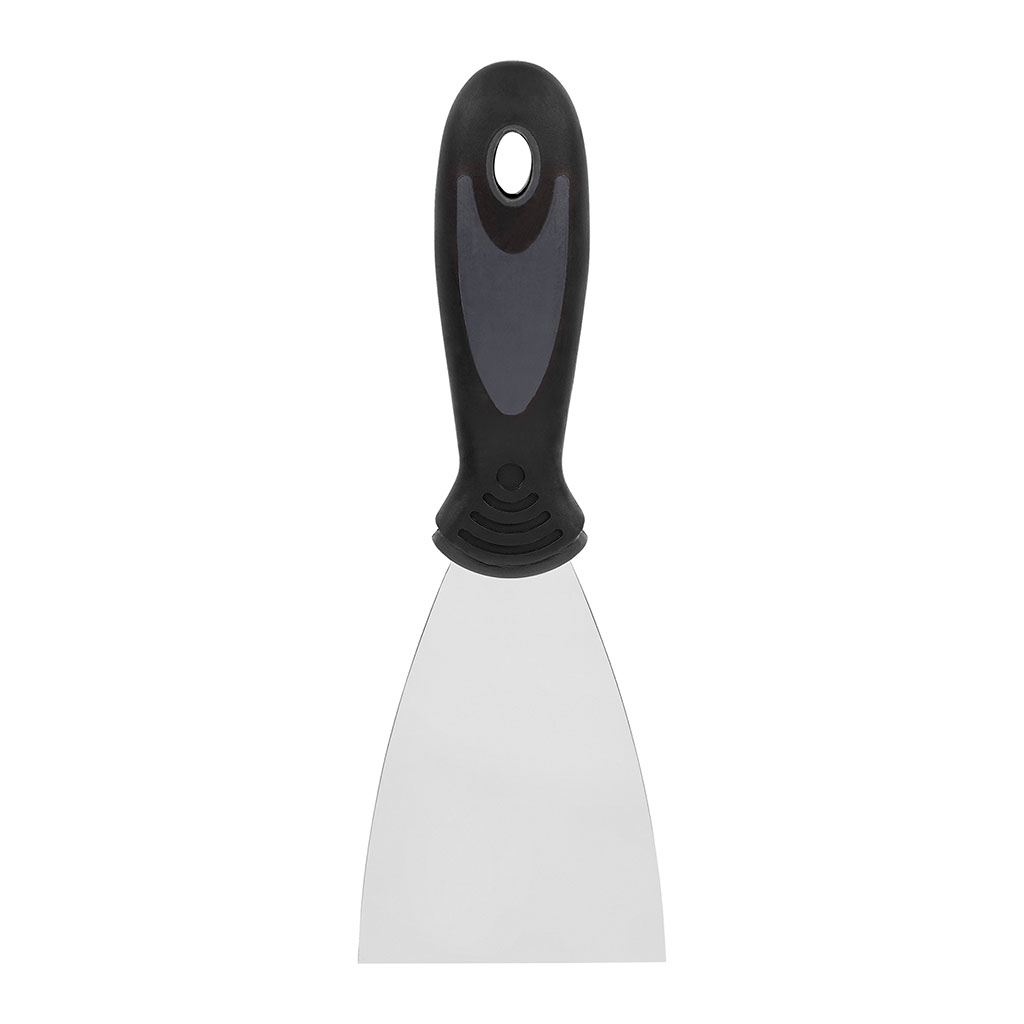 Spatule à enduire inox bi-matière 75m
