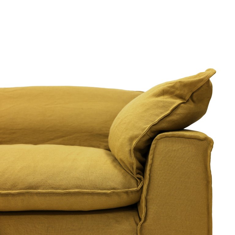 HKliving Nomad bank 305 Linen, Army Green