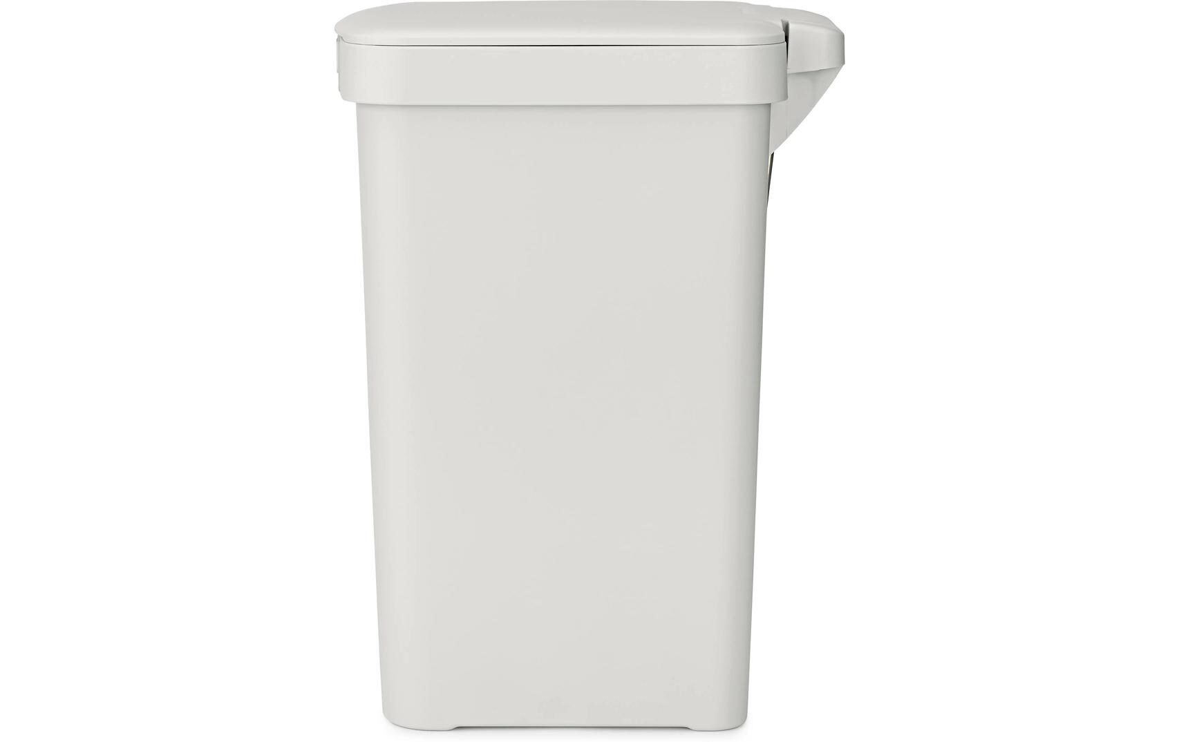 Recyclingbehälter StepUp 16 l, HellgrauTreteimer für Recycling Materialien