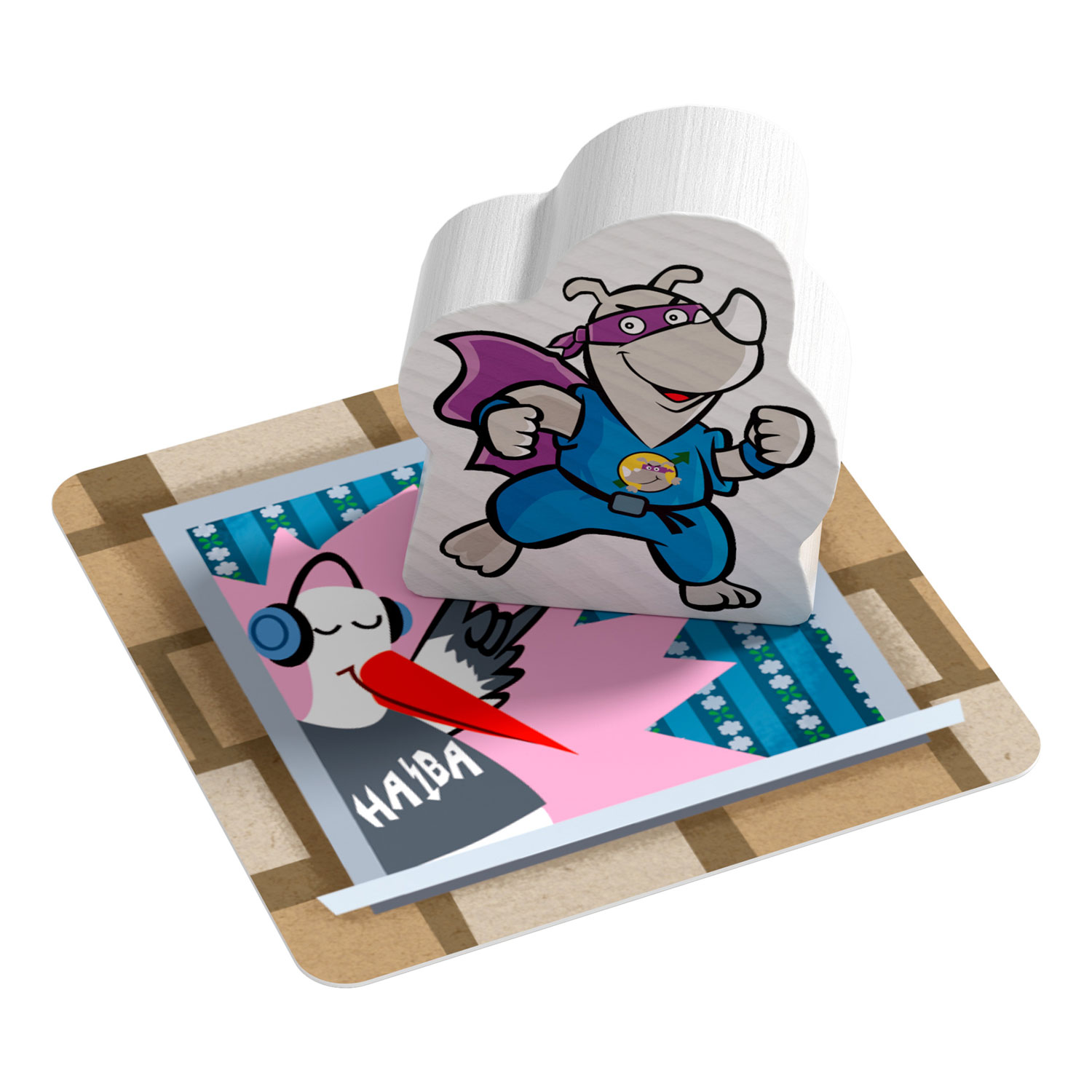 Haba Spel - Rhino Hero - Missing twin