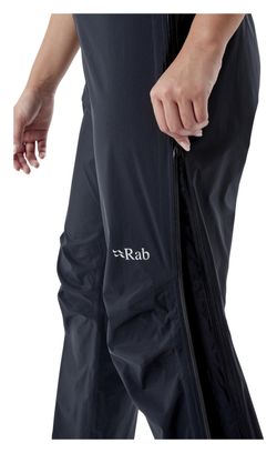 Pantalon Imperméable Femme Rab Downpour Plus 2.0 Noir