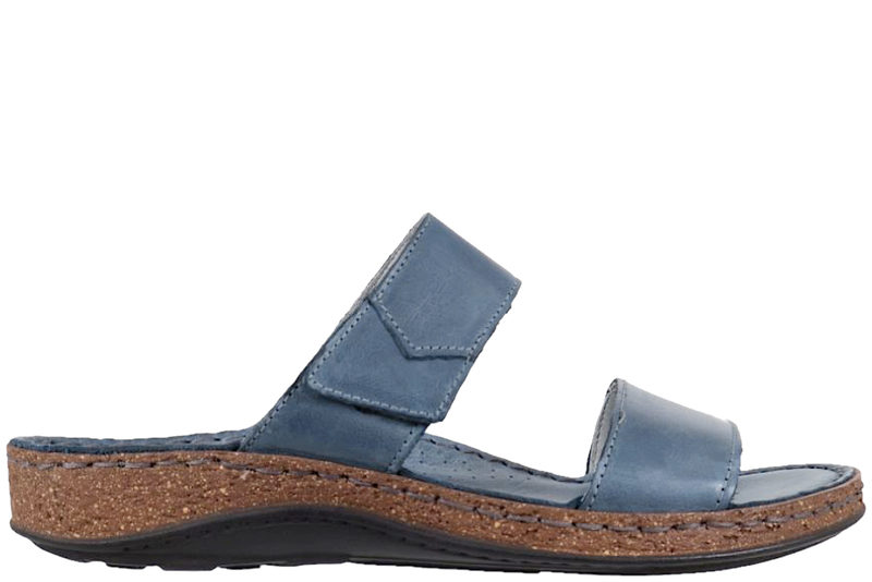 COPENHAGEN SHOES DREAM COMFORT NEW EMMELY SLENTERS I BLÅ NUBUCK