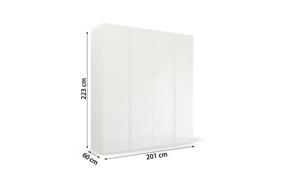 Drehtürenschrank 4 Stück 201 cm