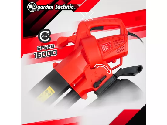 Aspirateur souffleur broyeur électrique 2800W - Elem Garden