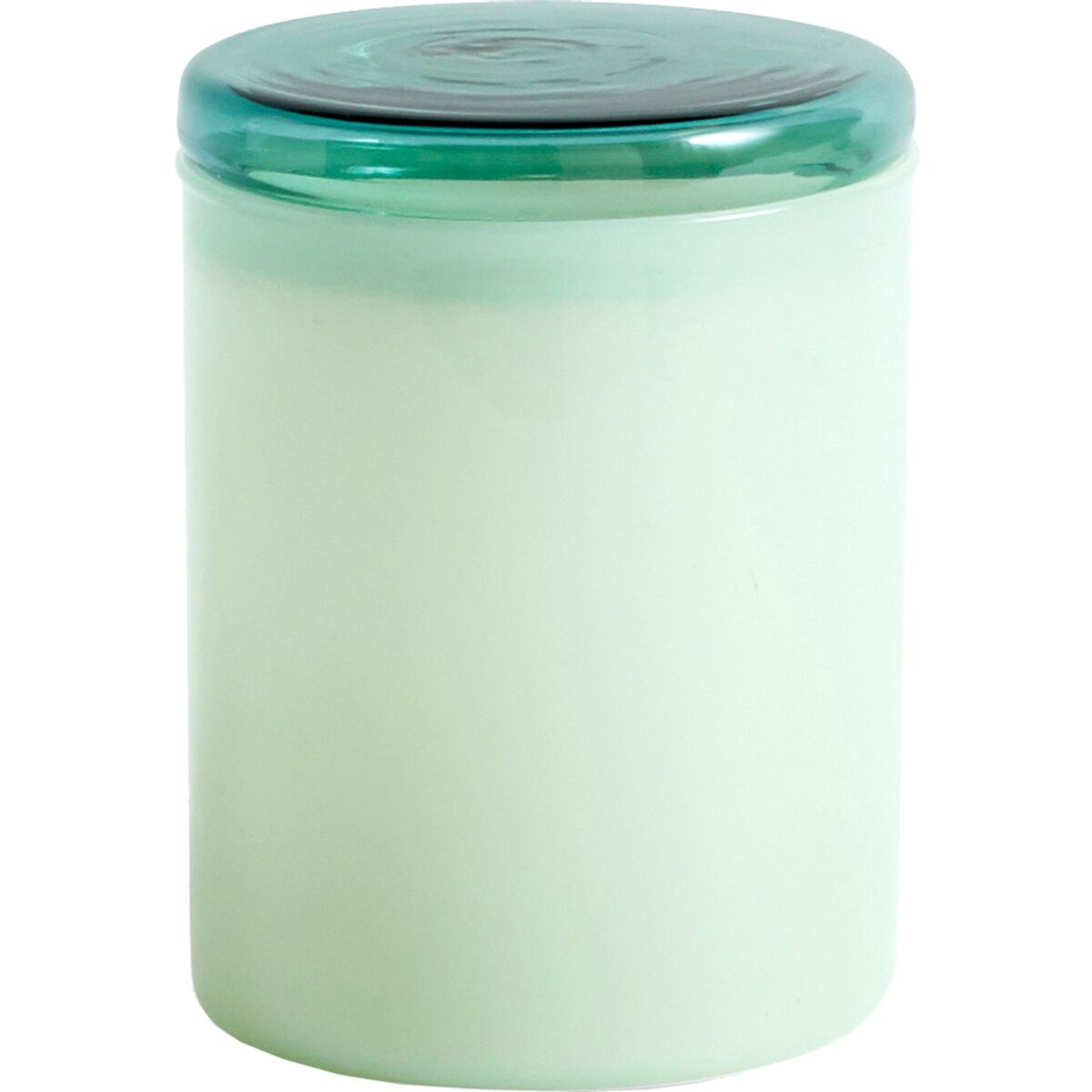 Borosilikat lagringskrukke, 35 CL, Jade Green