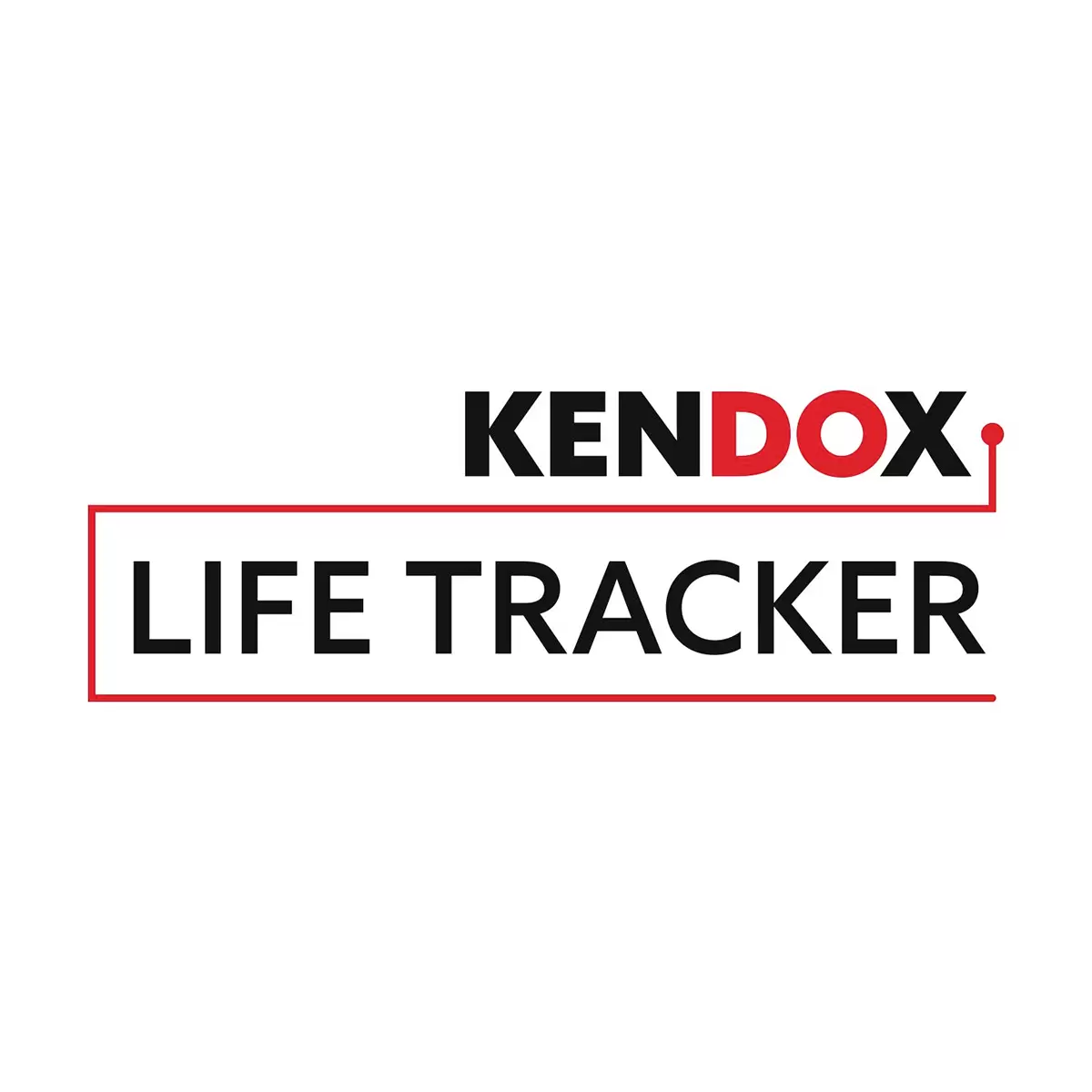 Smartwatch & Fitnessuhr Kendox Life Tracker Schwarz