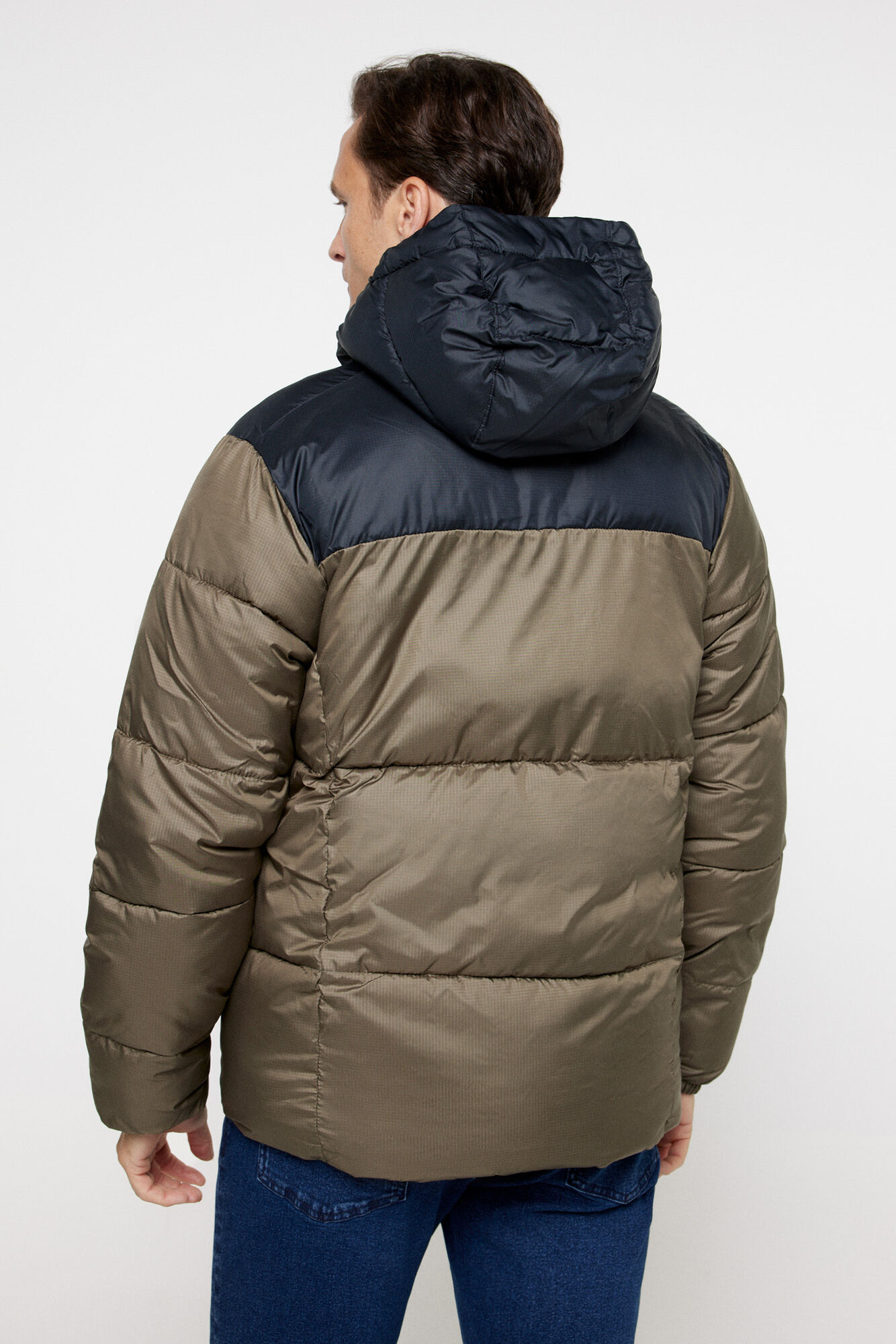 Jaqueta acolchoada masculina Columbia™ Puffect™ com capuz