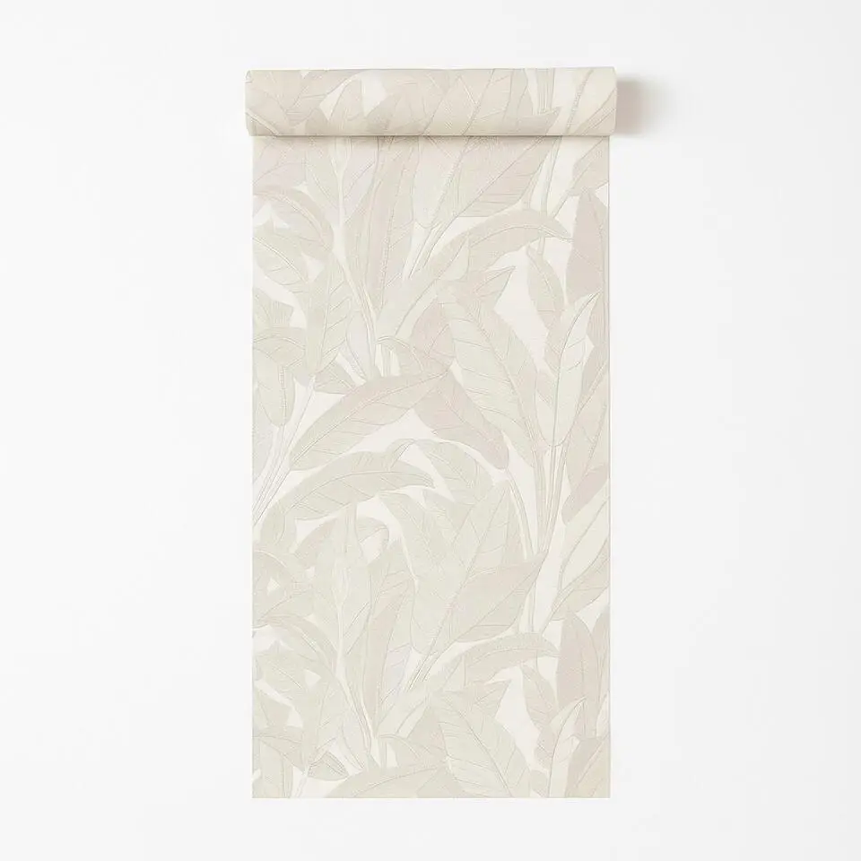 Dutch Wallcoverings Vliesbehang Renaissance leaves - wit - 10,05m x 53cm