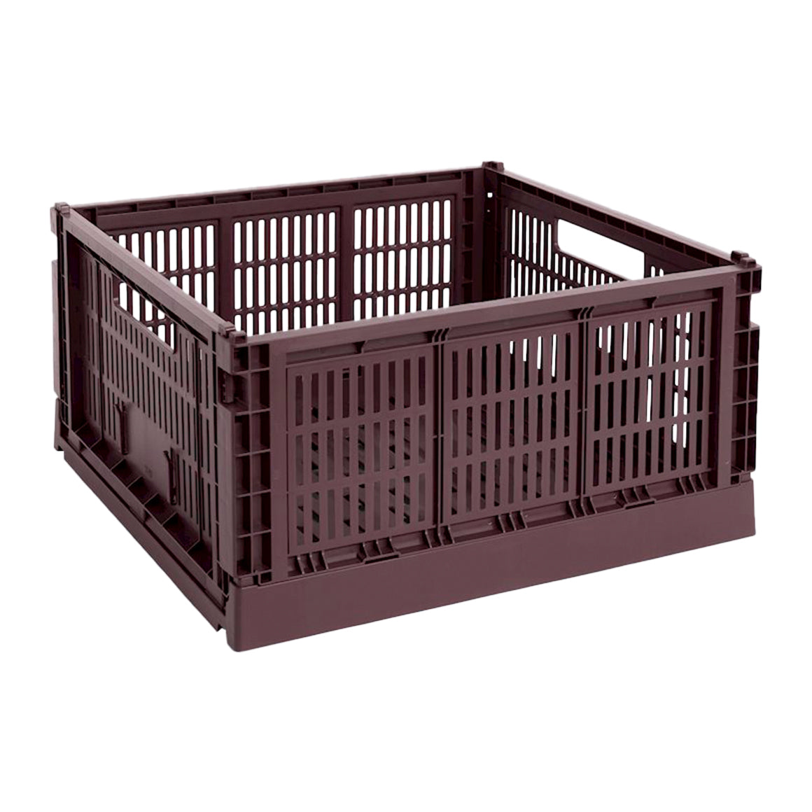 HAY Colour Crates Krat L - Vierkant - Bordeaux