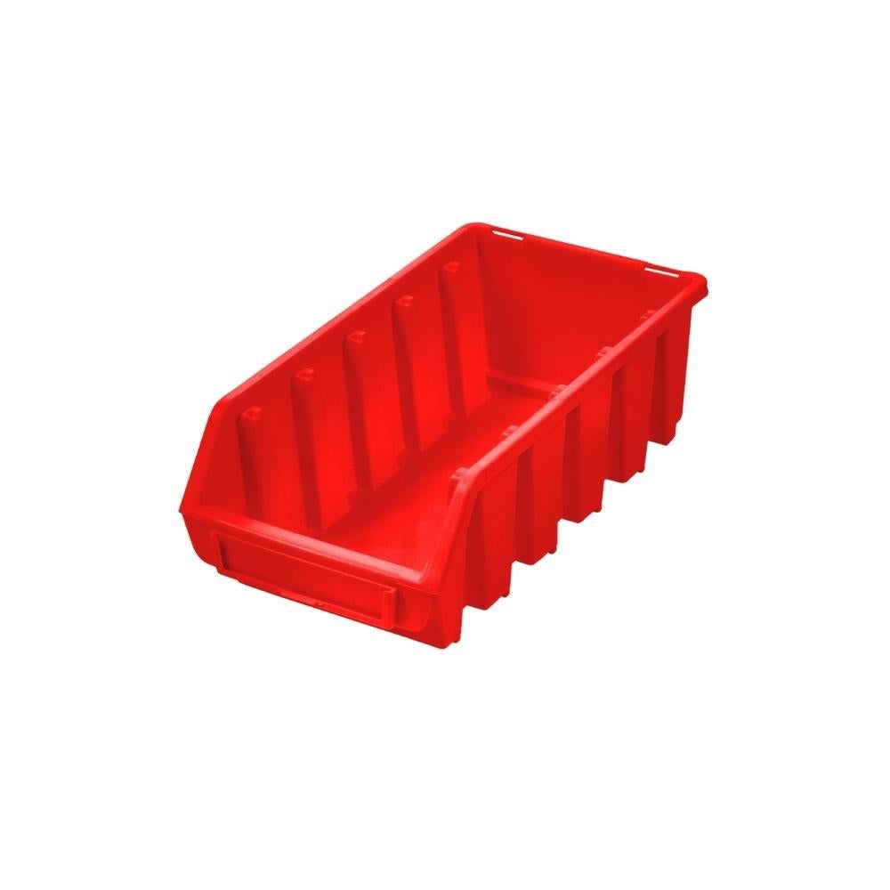 PROREGAL Super Saver Set 5x Opbergdoos 2L HxBxD 7,5 x 11,6 x 21,2 cm Polypropyleen Rood