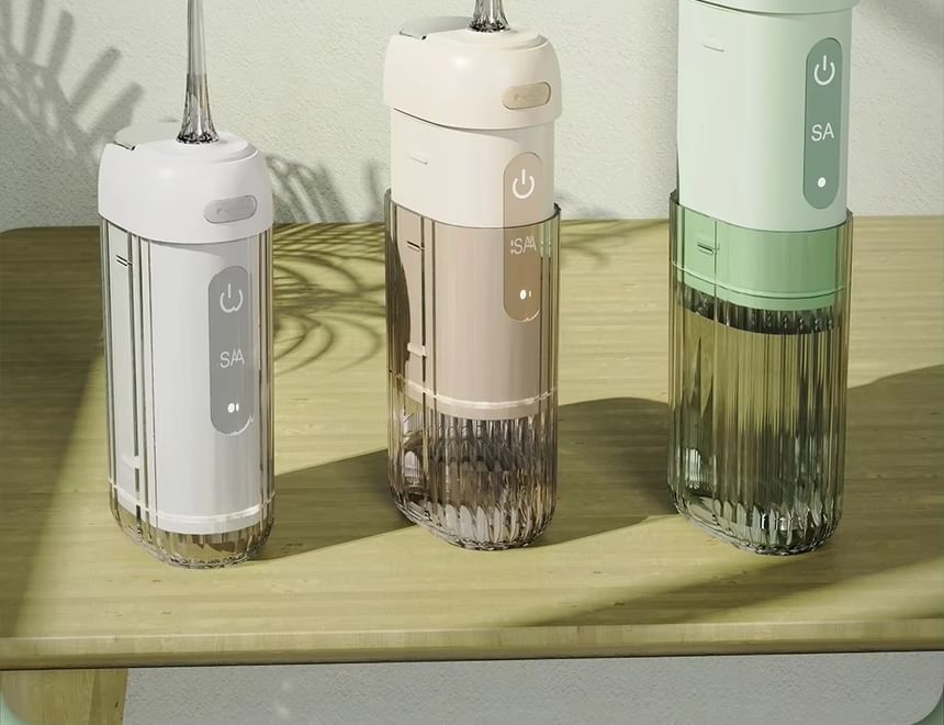 HOMTEC - USB oplaadbare waterflosser met navulmondstuk (verschillende ontwerpen)