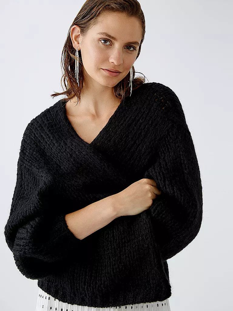 OUÍ Strickjacke schwarz