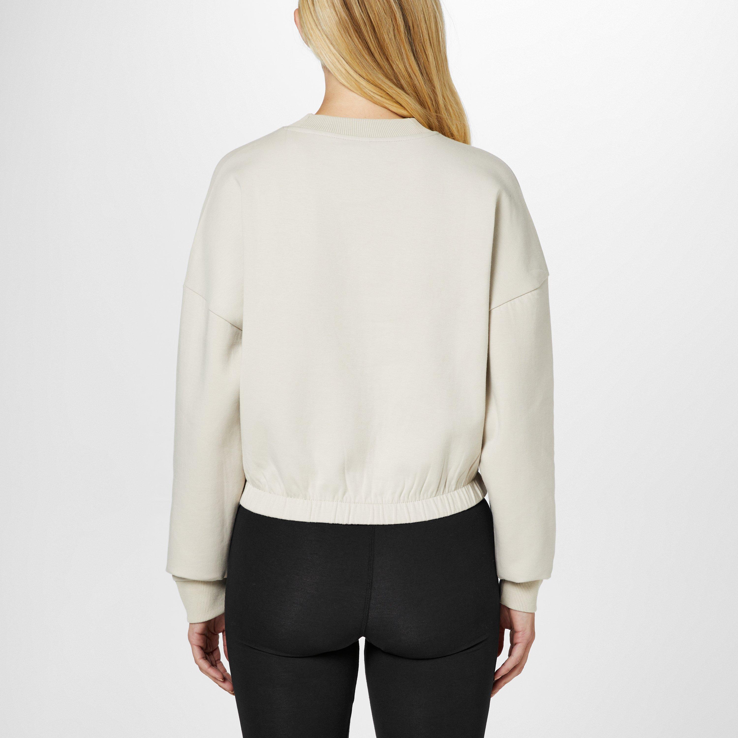 Reebok Dreamblend Cotton Midlayer Sweatshirt Womens Gym Top