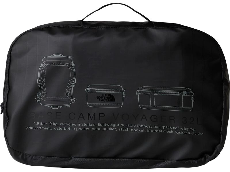 The North Face Duffle Bag Base Camp Voyager, TNF Black-Asph Duffel-Tasche 32 Liter
