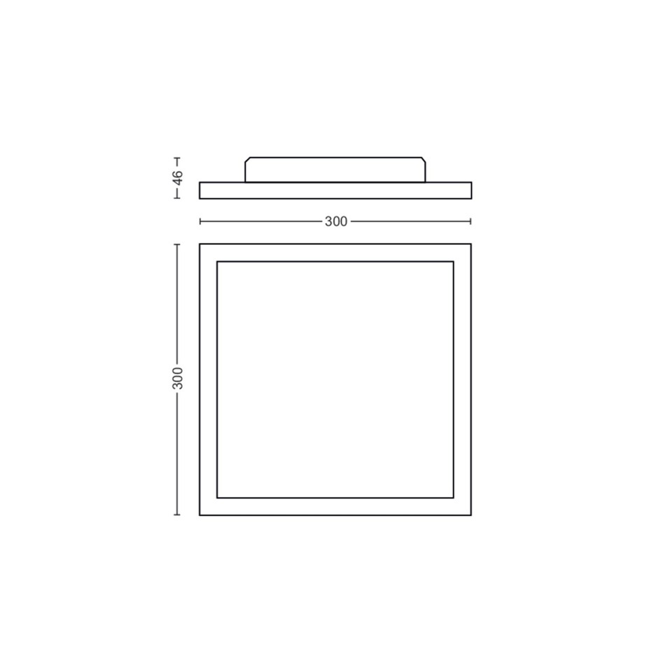 Philips Hue - 2xAurelle30x30cm Ceiling Lamp - Bundle