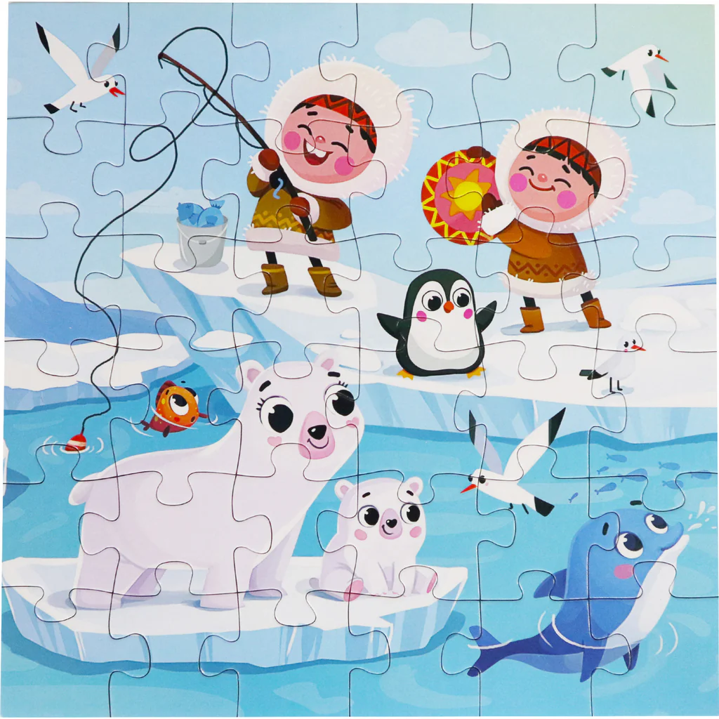 Puzzle Ártico / Explora Oceanos / Um Dia Quinta Sortido