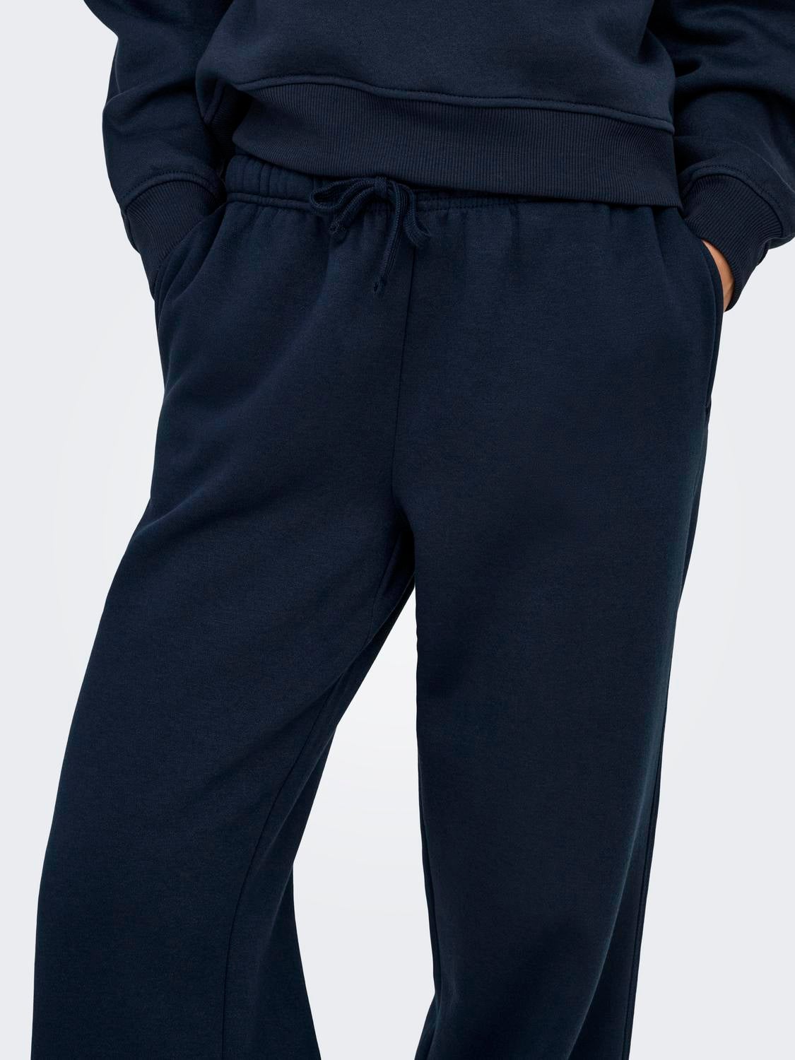 ONLBEST Mittlere Taille Weiter Beinschnitt Hose Navy Blazer