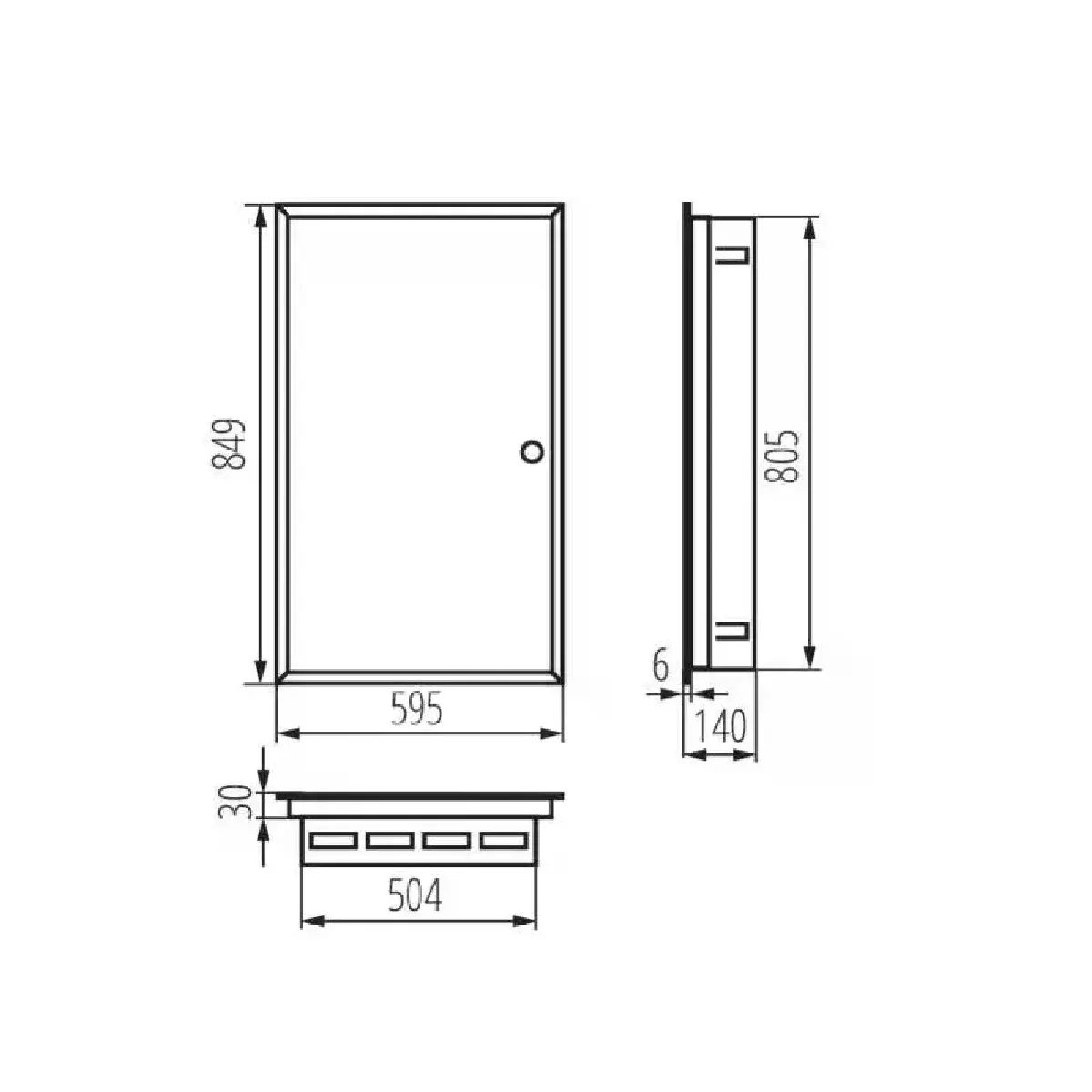 Kanlux Tableau Électrique 5x24P